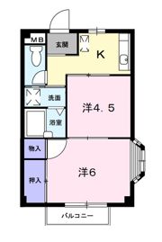 エルディム松本の間取り画像