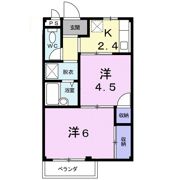 ハイツ美幸Aの間取り画像