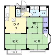 ハイツ美幸Bの間取り画像