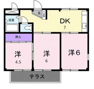 コーポみつわ台の間取り画像
