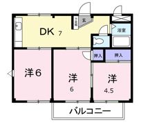 コーポみつわ台の間取り画像