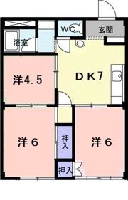 シティハイツサンシャインの間取り画像