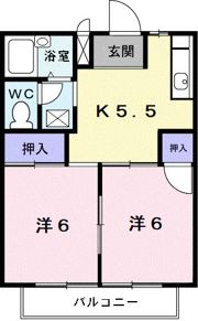 シティハイツ 暁の間取り画像