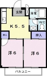 シティハイツ 暁の間取り画像