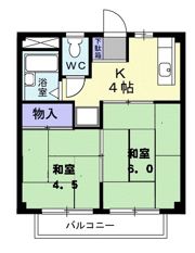 シティーハイツ88の間取り画像