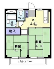 シティーハイツ88の間取り画像