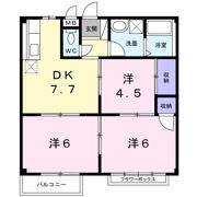 ハイツカオルの間取り画像