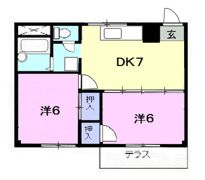 シティハイツ近江の間取り画像