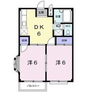 エルディム小柳Bの間取り画像