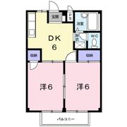 ハイツオチアイの間取り画像