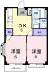 エルディム岩渕Aの間取り画像
