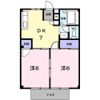 シティハイツサンシャインAの間取り画像