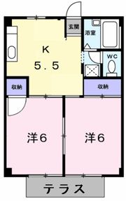 シティハイツ風の間取り画像