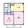 シティハイツ羽原Bの間取り画像