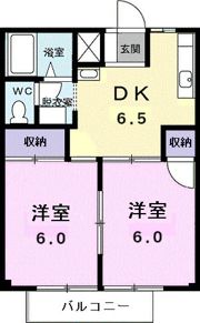 シティハイツツイジの間取り画像