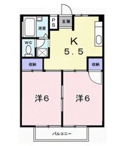 シティハイツハピネスの間取り画像