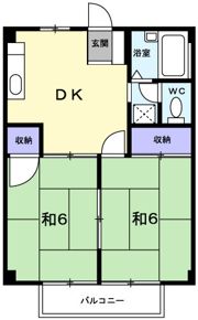 シティハイツいつおの間取り画像