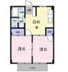 シティハイツ下河内Aの間取り画像