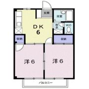シティハイツ下河内Bの間取り画像