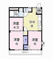 ハイツトニーワンAの間取り画像