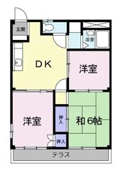 ハイツトニーワンBの間取り画像