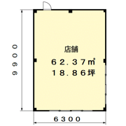 野里店舗Aの間取り画像