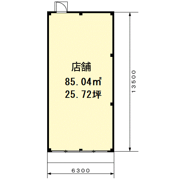 野里店舗Aの間取り画像