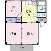 シティハイツ山田Bの間取り画像