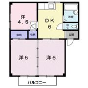 シティハイツ山田Cの間取り画像