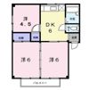 シティハイツ山田Cの間取り画像
