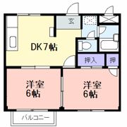 シティハイツ源Ⅱの間取り画像