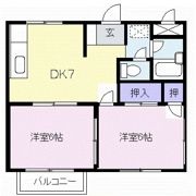 シティハイツ源Ⅱの間取り画像
