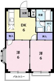 エクレール駿河台Bの間取り画像