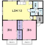 中尾弐番館B棟の間取り画像