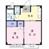 神山ハイツⅤの間取り画像