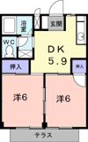 サンシャインハイツの間取り画像