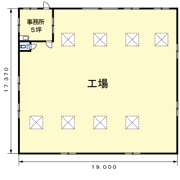 神野新田町字ワノ割44工場の間取り画像