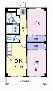 メゾン大島の間取り画像