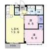 ホワイトルーム飯村Aの間取り画像