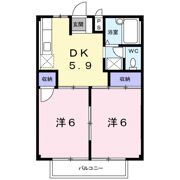 ヒーローハイツの間取り画像