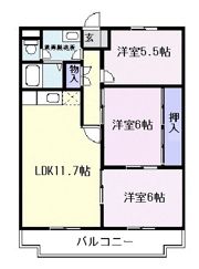 ヒルズ青木の間取り画像