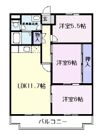 ヒルズ青木の間取り画像