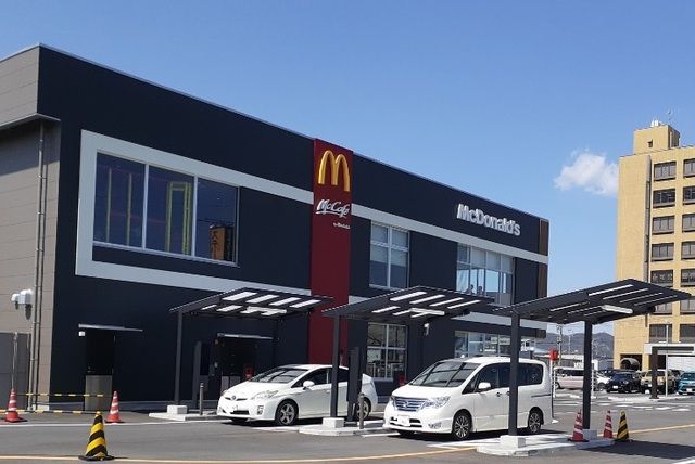 近くのマクドナルド岐南店まで500m(徒歩7分)
