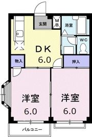 シャレー11Bの間取り画像