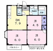 レジデンス吉津の間取り画像
