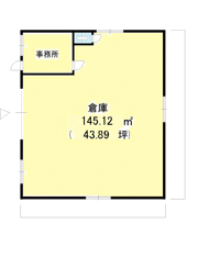 住吉2丁目倉庫 C棟の間取り画像
