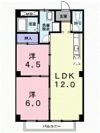 シティ森の間取り画像