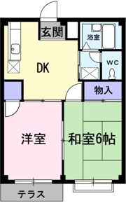 エルディム東豊Aの間取り画像