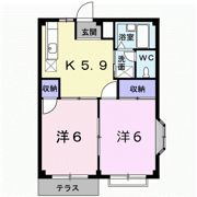 ミューズ松本Ⅰの間取り画像