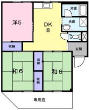 アレグラール長谷川の間取り画像